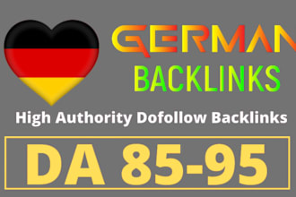 do german de high authority dofollow seo backlinks