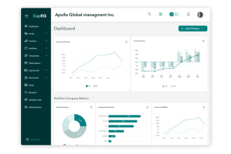 design dashboard, web app, CRM and admin panel UI
