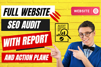 provide a complete website SEO audit report with action plans