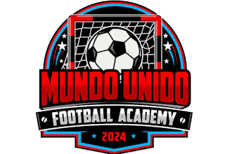 design creative football academy logo