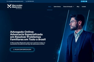 build a amazing landing page for you, or your business