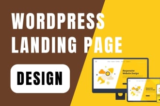 create a stunning landing page or sales page or squeeze page