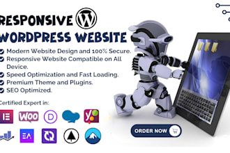 craft elegant and responsive wordpress websites design