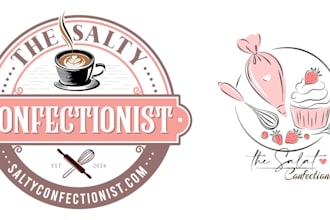 create a modern and minimalist business sweet logo design
