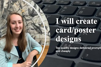 create your personalised card or poster design