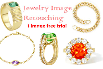 do jewelry retouching, photo retouching and high end retouch