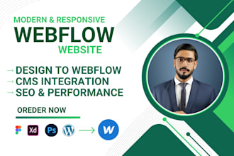 design developer webflow landing page, webflow, cms, SEO expert
