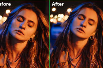 retouch portraits, headshots and high profile skin