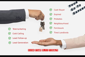 be your rockstar real estate cold caller and appointment setter