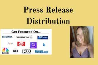 provide SEO press release distribution