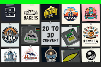 transform your 2d logo design into stunning 3d printable art