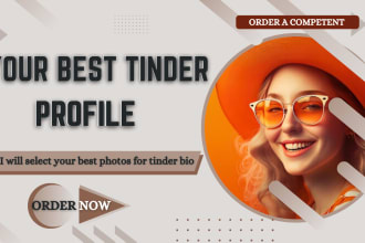select your best photos for tinder bio or dating profile, bumble, hinge and more