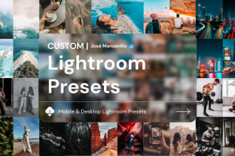 create custom lightroom preset packages