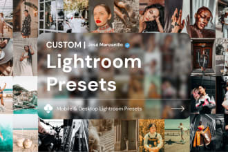 create custom lightroom presets for you