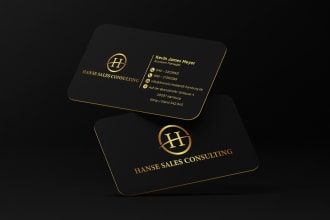 design a luxury logo and visiting card or business card with qr code