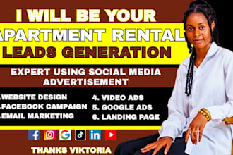 apartment rental leads, real estate website, rental facebook ads, google ads