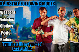 install any type modes in gta 5 sp