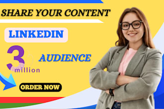 shoutout content with 3 millions linkedin audience promote, marketing, influence