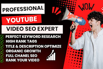 best youtube video SEO expert optimization and channel growth manager