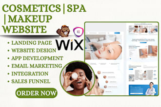 build skincare website cosmetic website skincare cosmetic shopify store