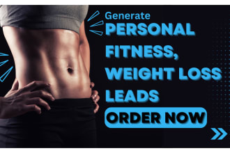 design personal fitness trainer landing page health weight loss leads funnel