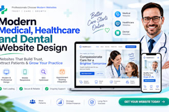 design hippa compliant medical, health care, home care, dental clinic website