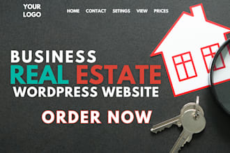 design luxury real estate wordpress website