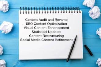 do SEO content refreshing, audit, revamp