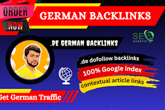 white hat SEO dofollow german backlinks homepage links