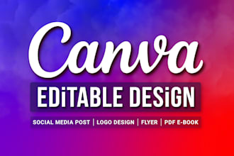 design social media posts, canva logo, canva flyer
