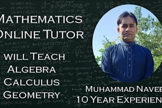 be your calculus, algebra and geometry tutor