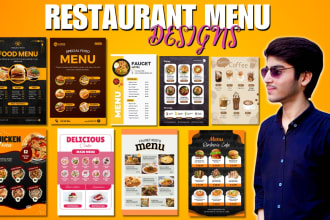 create professional restaurant menu designs food menus and flyer