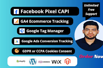 setup or fix remarketing ads conversion tag manager ga4 consent v2 capi tracking