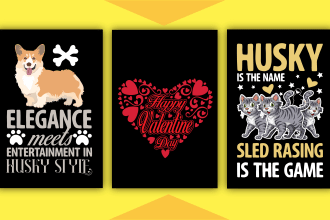 do valentine trendy and custom tshirt design
