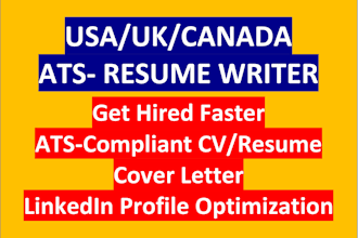 write and upgrade your resume, cv, cover letter, linkedin