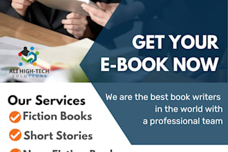provide e books writing services