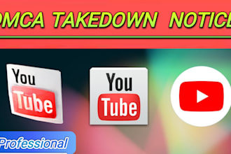 submit dmca takedown notice to remove leaked and copyright content of youtube