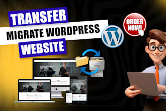 backup, clone, migrate, move or transfer wordpress website to new hosting
