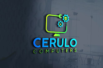 make good looking computer networking logo for your company