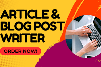 do SEO content writing, blog posts and article rewriting