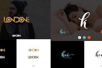 create monogram logo for premium fashion brands in the company