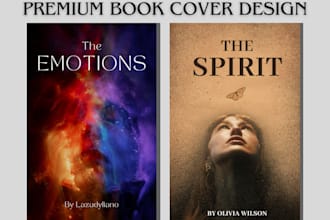 design premium book cover for amazon KDP publishing and farmating