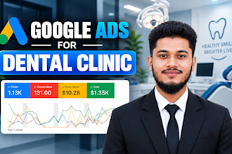 setup google ads for dental clinic or dentist to get leads and phone calls