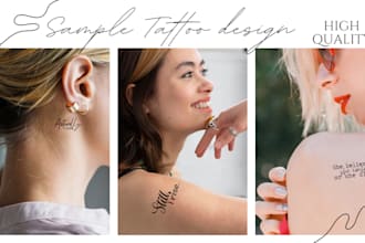 create a unique custom tattoo design for you