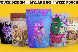 design mylar bag, weed pouch, pouch design, pouch packaging