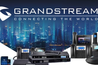 configure grandstream IP pbx and IP phone system