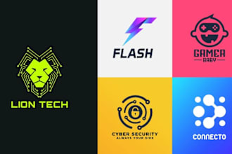 do tech startup, technology, crypto, and cyber security logo