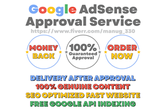 create blog website for guaranteed google adsense approval