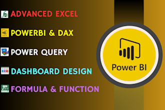 create a professional dashboard with excel and powerbi