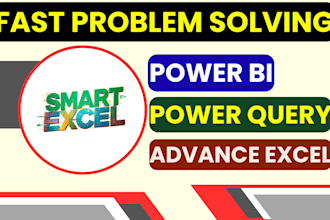 solve excel, power query and power bi problem